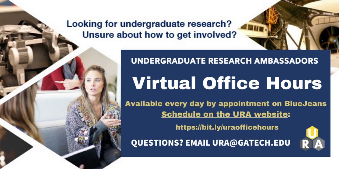 Banner for UROP Virtual Office Hours